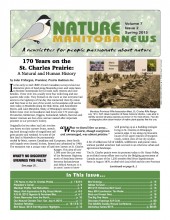 Nature Manitoba News: Spring 2015
